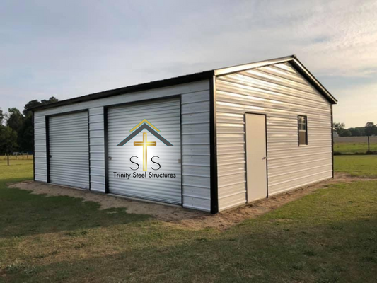 24x30x9 Metal Building with Premium Features