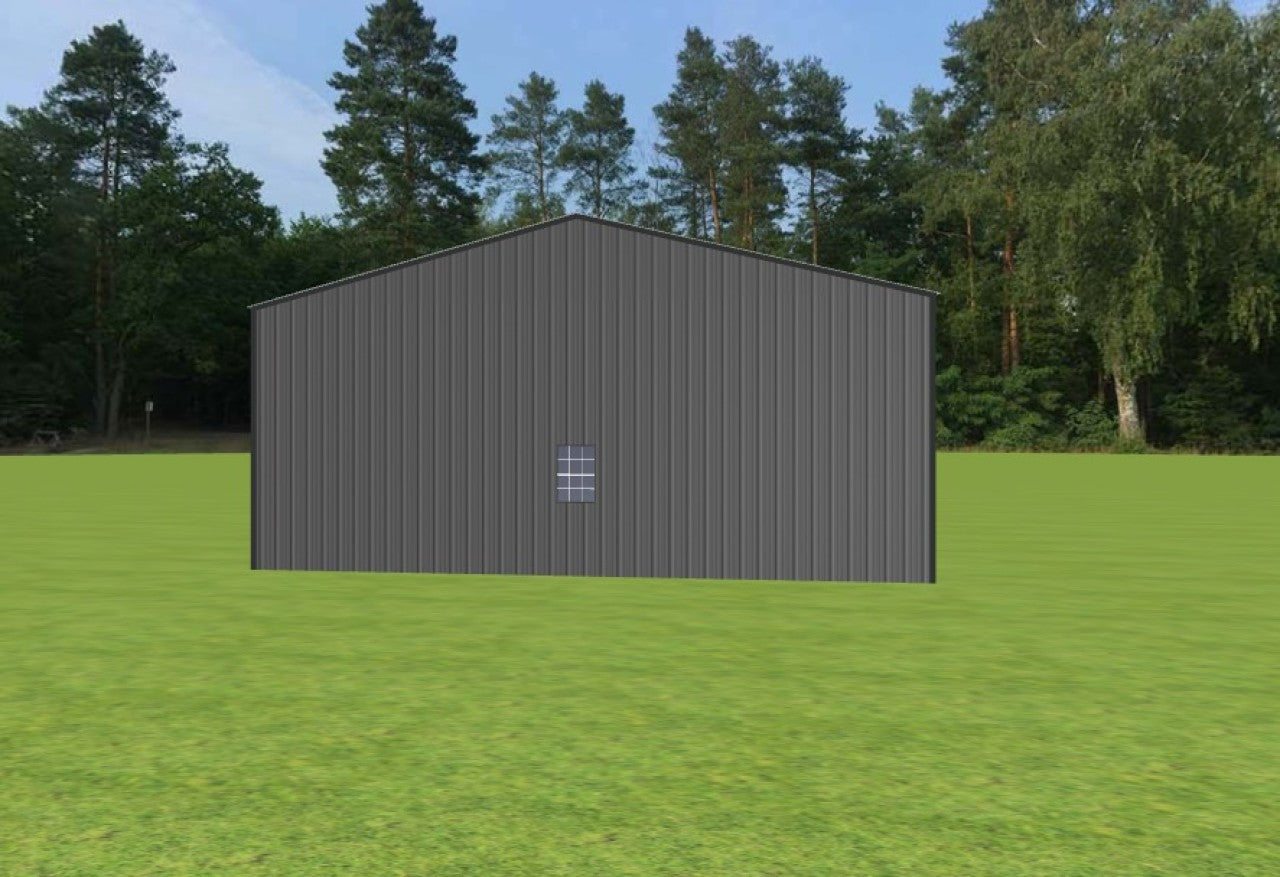 30x50x12 Metal Building with Stylish Roll-up Doors and Walk-in Door