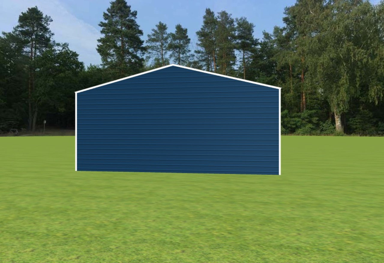 30x50x12 Versatile Metal Building with Multiple Access Points and Natural Light