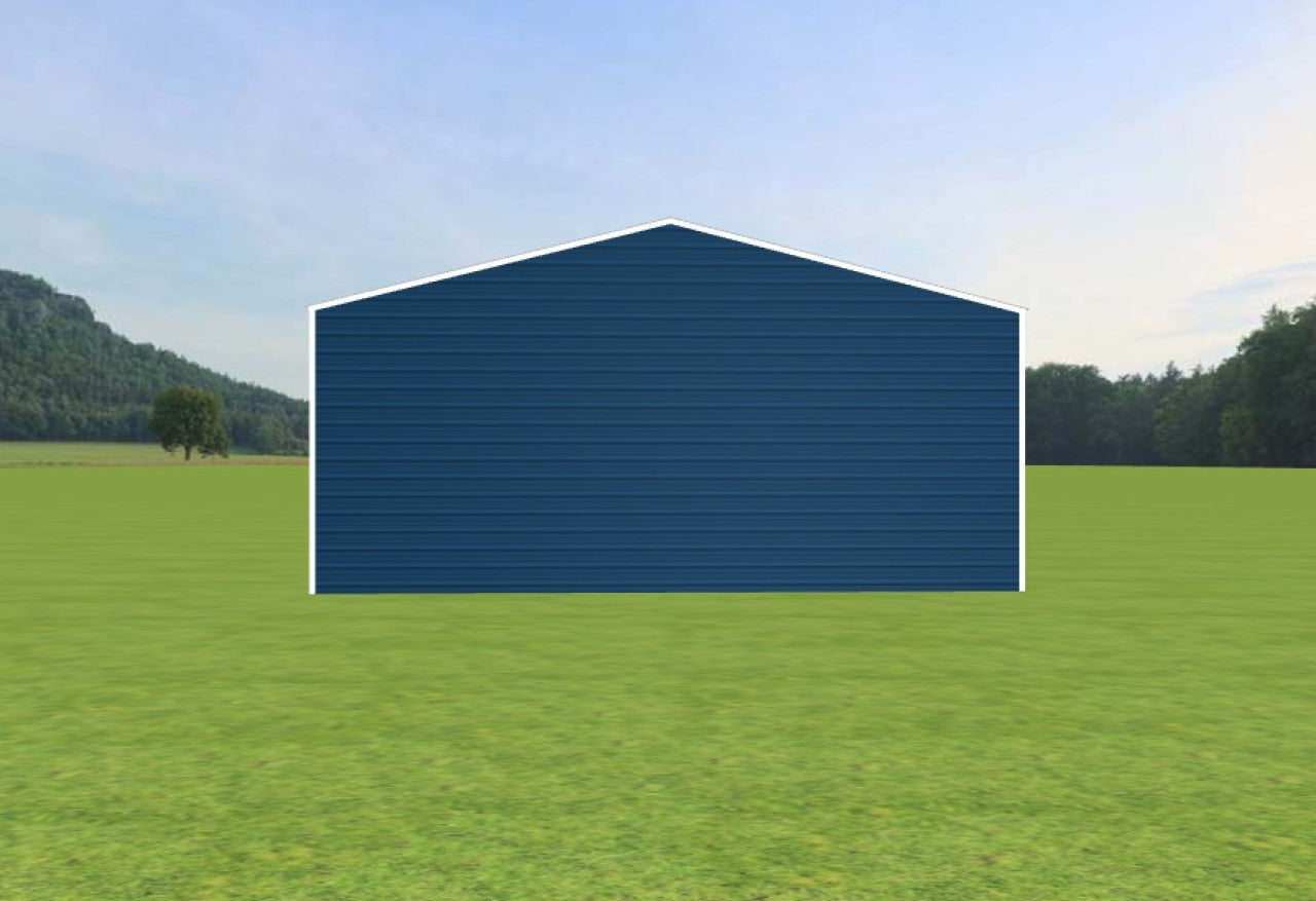 30x50x12 Versatile Metal Building with Multiple Access Points and Natural Light