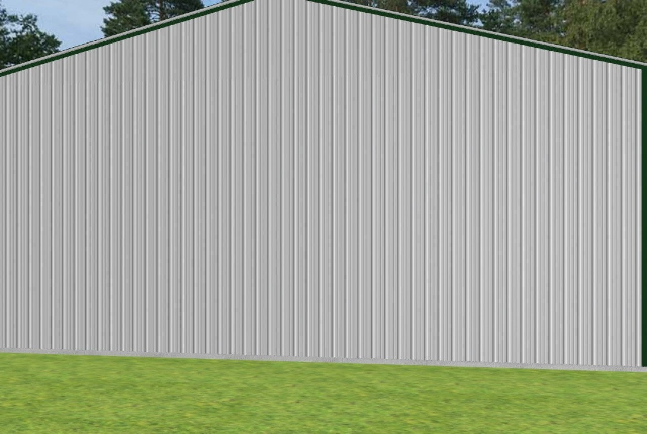 40x50x16 Commercial Building with Frame-outs & Vertical Siding