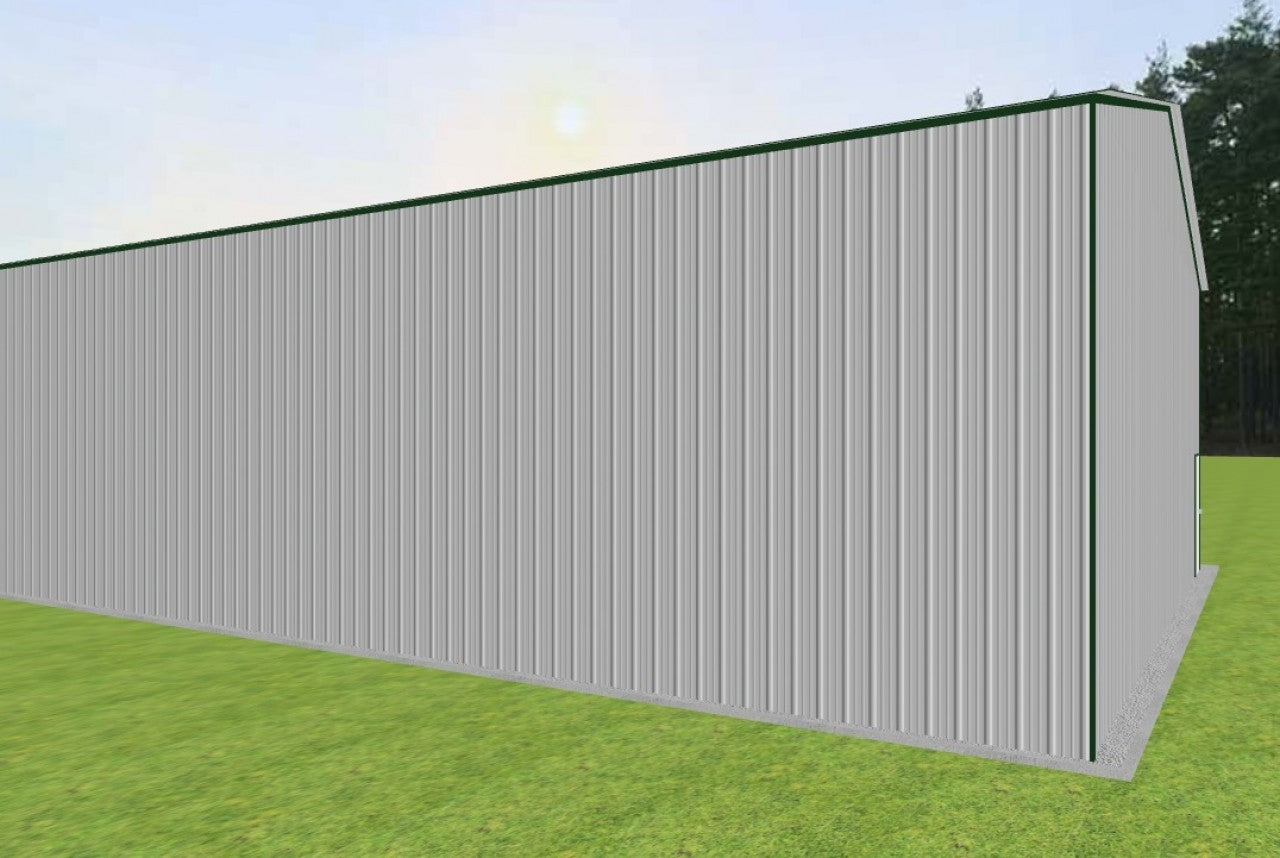 40x50x16 Commercial Building with Frame-outs & Vertical Siding